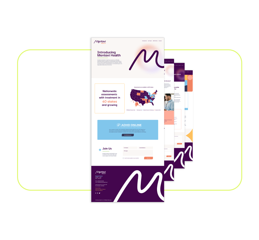 Mentavi Health: Branding, website &amp; everything in between